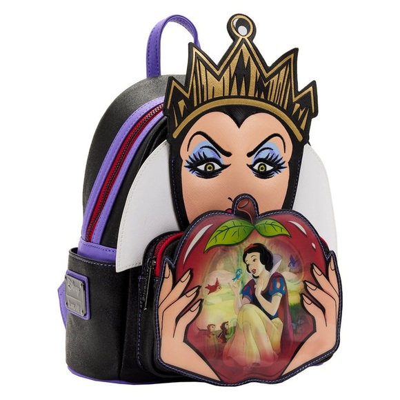 Loungefly Handbags - LOUNGEFLY DISNEY VILLAINS SCENE EVIL QUEEN APPLE MINI BACKPACK